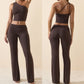 Oblique Shoulder Sports Breathable Slimming Suit