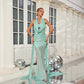 Halter Mop Dress Sequined Party Dress