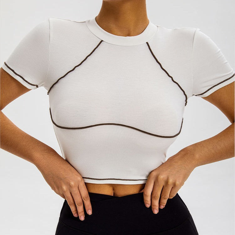 Women's Fashion Colorblock Vigorous Sports Top