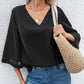 Temperament Commuter Cutout Shirt Top