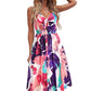 Sling Sleeveless Mid-length V-neck Dress