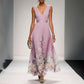 Vest Chiffon Printed Dress