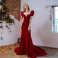Robe de banquet en satin à la mode pour femme