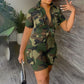 Ensemble chemise et short tendance pour femme