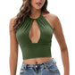 Camisole Halter Vest Women Summer Hollow Tops