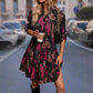 Robe chemise imprimée élégante pour femme, nouvelle collection automne