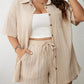 New Amazon Foreign Trade Summer Plus Size Two-piece Suit