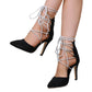 Ultra High Heel Back Zipper Single-layer Ankle Boots