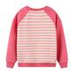 Cartoon Striped Girls Top Sweater