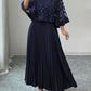 Womens New Elegant & Sophisticated 3D Floral Mesh Patchwork Dress