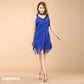 Fitness Performance Tassel Latin Dance Skirt Dress