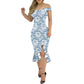 Women's Fashion Graceful Personality Ruffled Dress