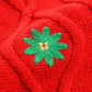 New Girls' Embroidered Flower Sweater Round Neck Children's Sweater 7-needle Single-layer Knitted Jacket