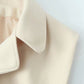 Women's Double Breasted Casual Women's Woolen Vest Coat