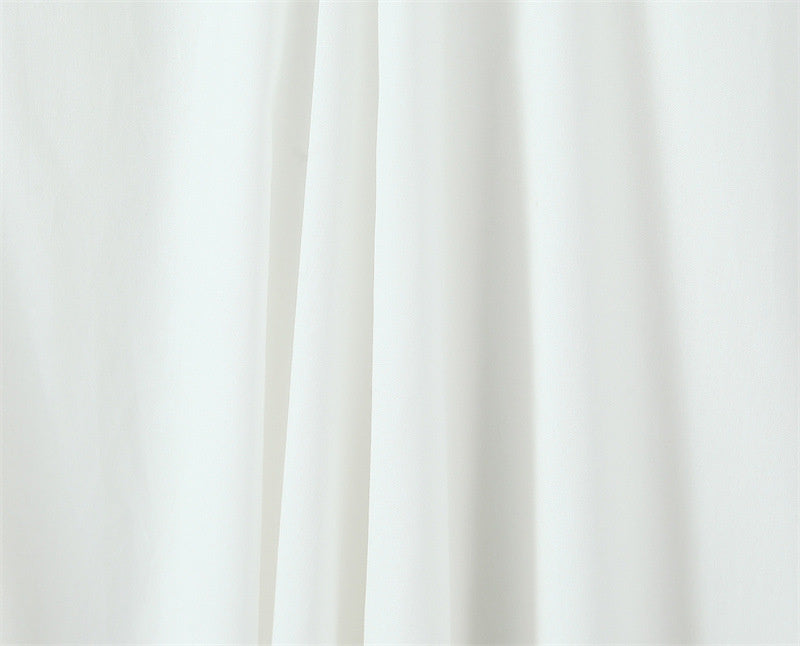 Retro Cotton Mid-length Dress