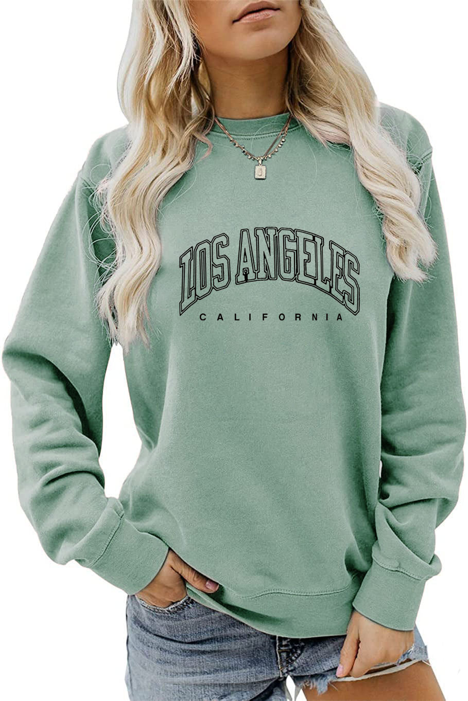 European And American Simple Letter Women's Long Sleeve