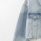 Denim Color Matching Short Jacket