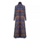 Robe imprimée Cape Cardigan pour femme