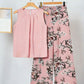 Womens Sleeveless Irregular Tank Top And Pants Fashionable Printed Two-Piece Set
