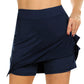 Lined A-line skirt with pockets