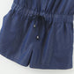 Denim jumpsuit with pockets