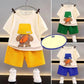 Boys' Suit Short Sleeve T-shirt Casual Sports Shorts
