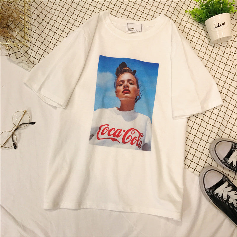 Summer loose short sleeve t-shirt