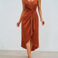 Women's Versatile Solid Color Strappy Dress