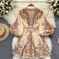 Dress Socialite Temperament V-neck Women
