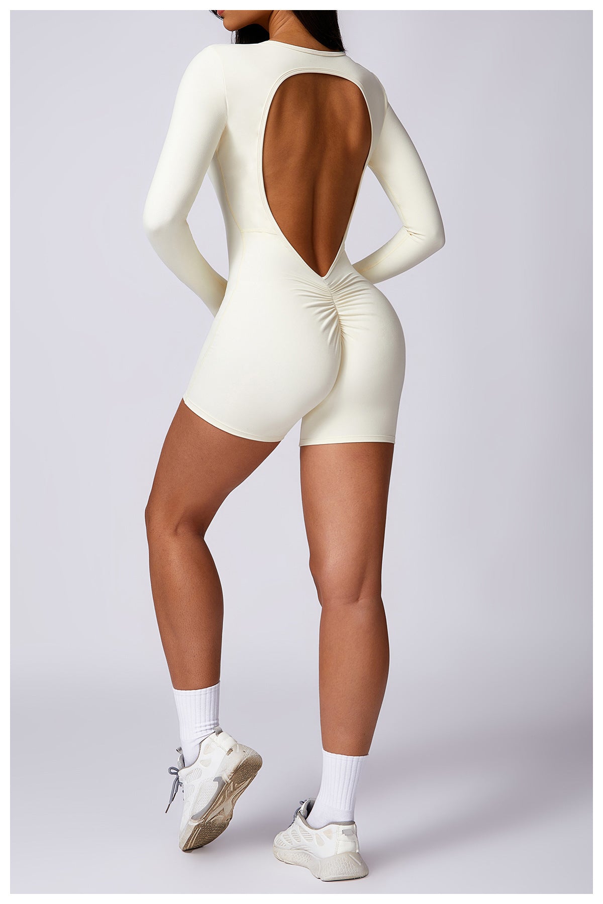 Women's Quick-dry Hip Raise Beauty Back Jumpsuit
