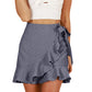 Summer Ladies Short Striped Skirt