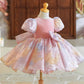 Baby Girl One Year Old Puff Sleeve Birthday Little Girl Princess Dress