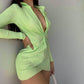 Fashionable New L-neck Twisted Tight-fitting Dress