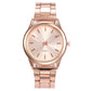 Alloy steel band ladies watch casual quartz watch