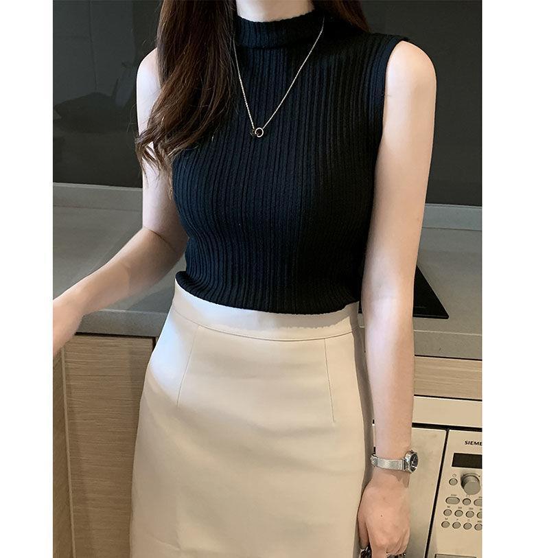 Camisole Vest Women's Suit Inner All Match Half Turtleneck