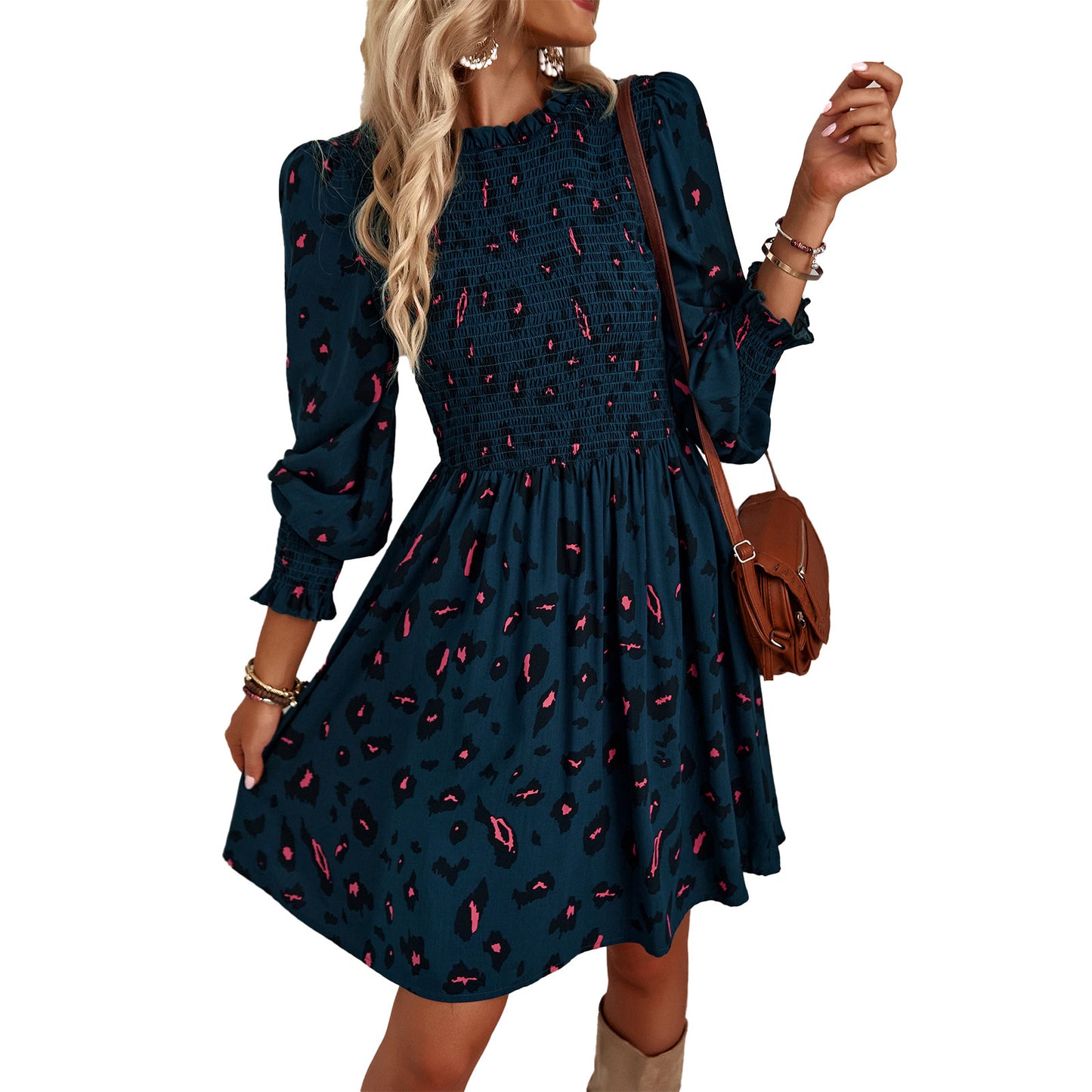 Women's Fashion Casual Long Sleeve Dress