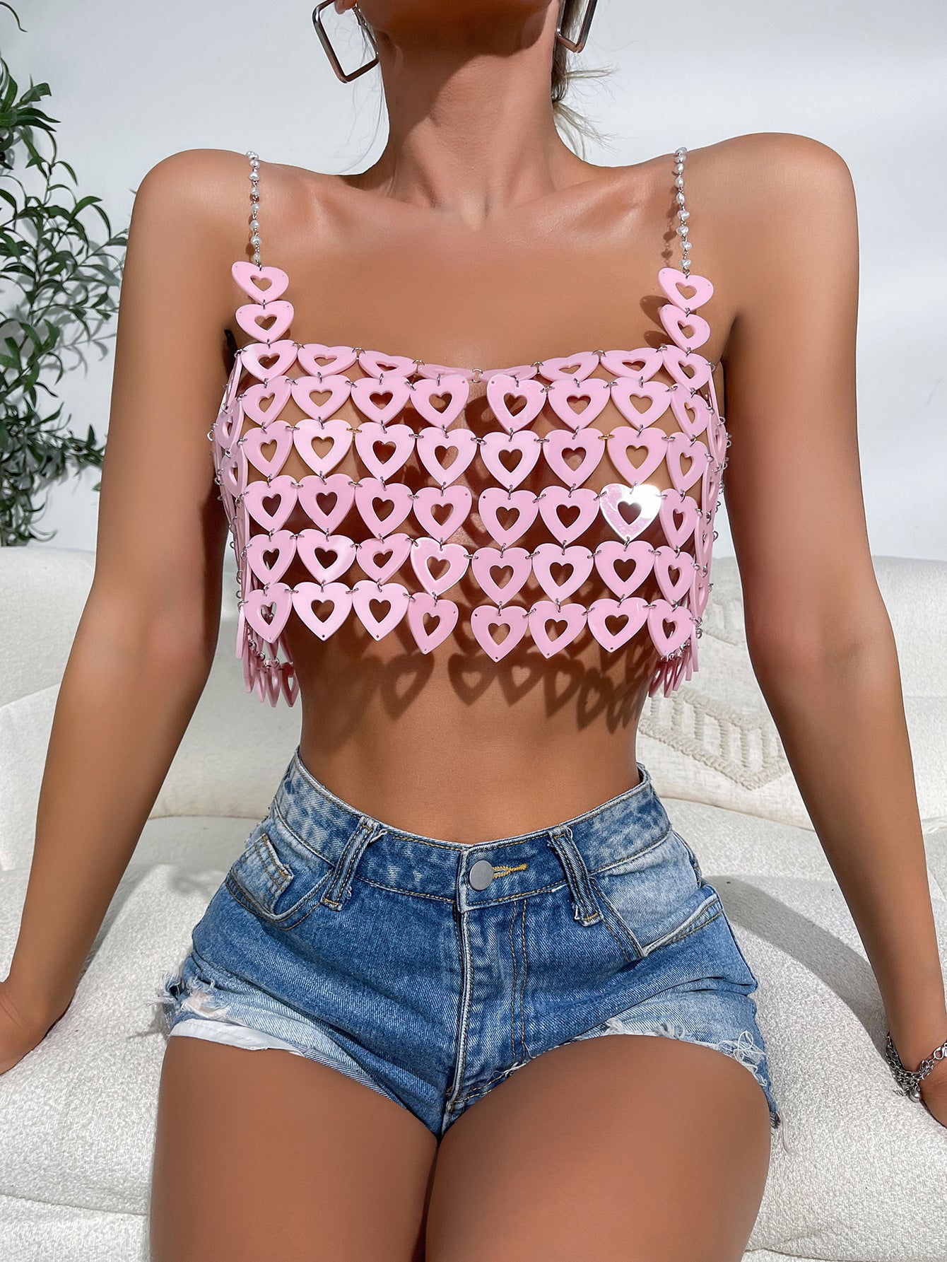 Women's Fashion Heart-shaped Multi-part Camisole