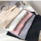 Fashionable Loose Plus Fat Plus Size White Handsome Shirt