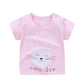 cotton children t-shirt short sleeve
