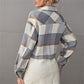 Ladies Lapel Single Breasted Woolen Jacket