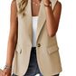 Suit Jacket Women's Loose Temperament Commuter Sleeveless Suit Vest
