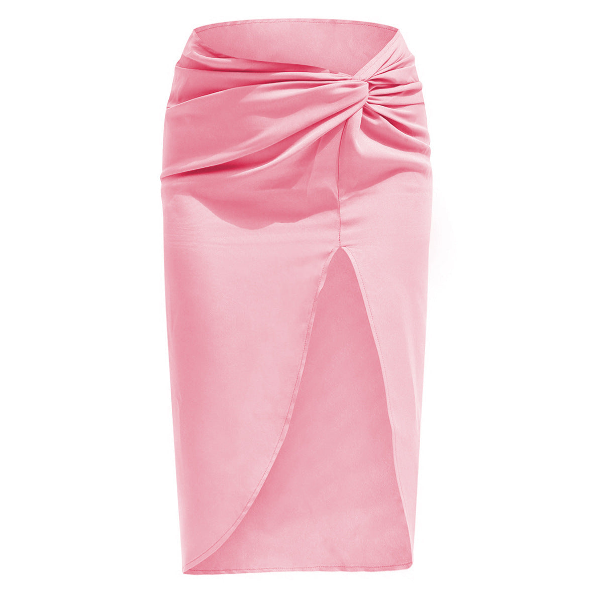 Women's High Waist Twisted Irregular Skirt