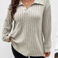 Solid Color Plus Size Women's Clothes Top
