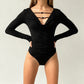 Strapless Beaded Design Sexy Slim-fit Bodysuit