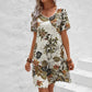 Printed Elegant Style Slimming Temperament Commute Women