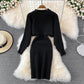 Women's Two-Piece Knitted Camisole Dress