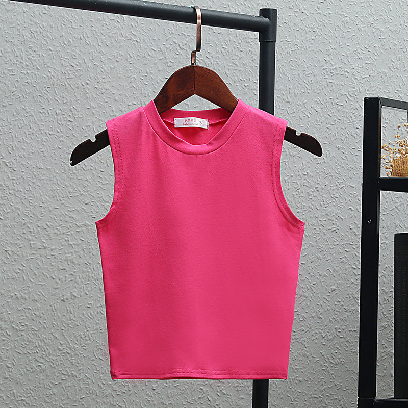 Half turtleneck vest