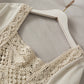 Women's Chiffon Panel Puff Long Sleeve Top