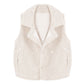 Loose thick short waistcoat