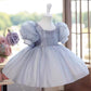 French Puff Sleeve Puffy Gauze Princess Dress